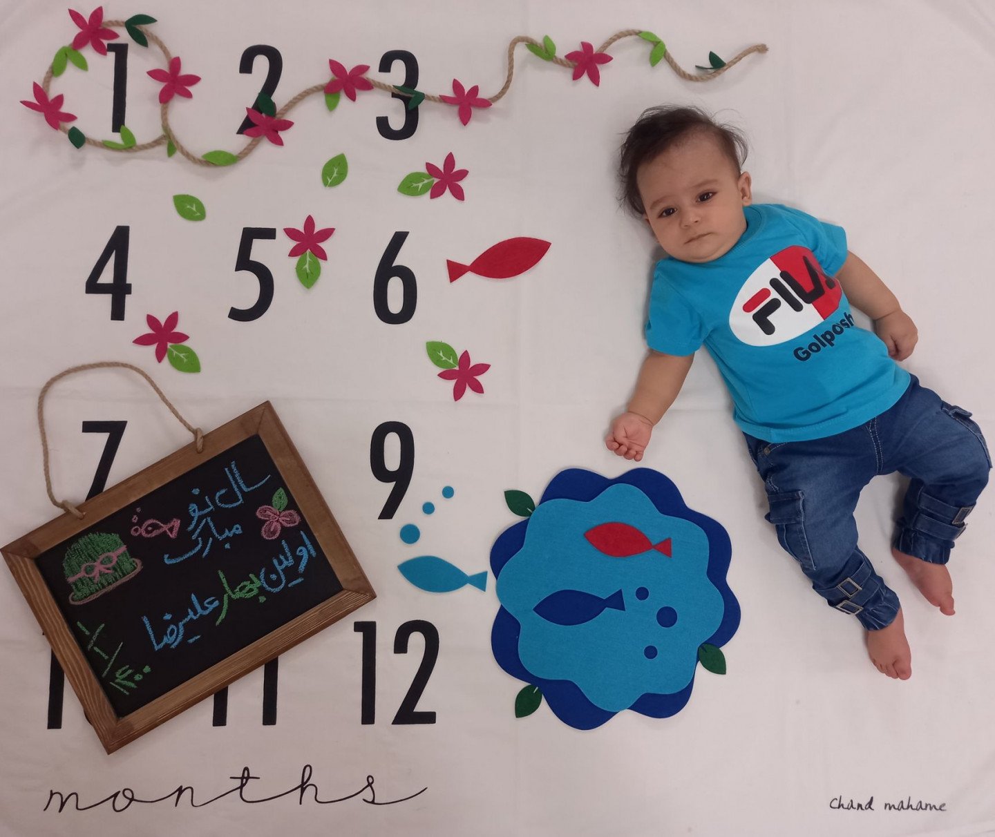 هشت ماهگی نوزاد علیرضا ساده