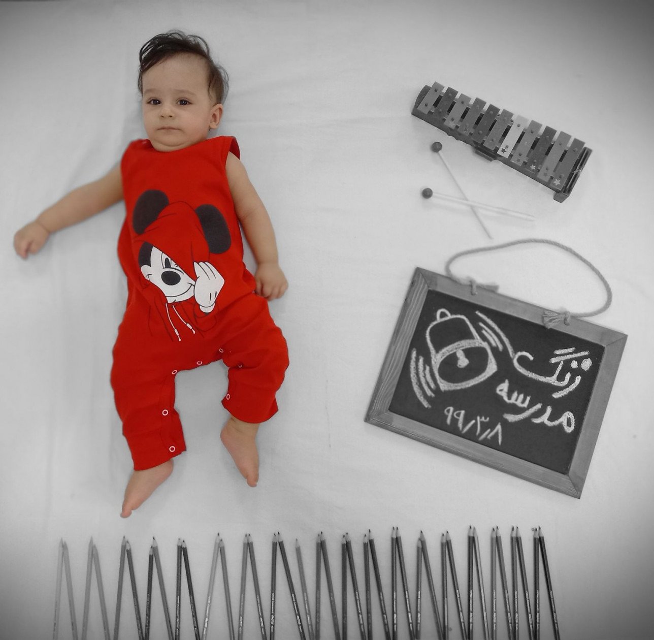 ده ماهگی نوزاد علیرضا ساده