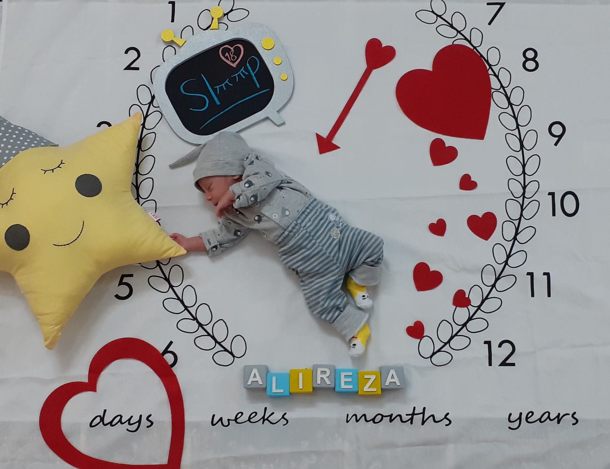 یک ماهگی نوزاد علیرضا ساده