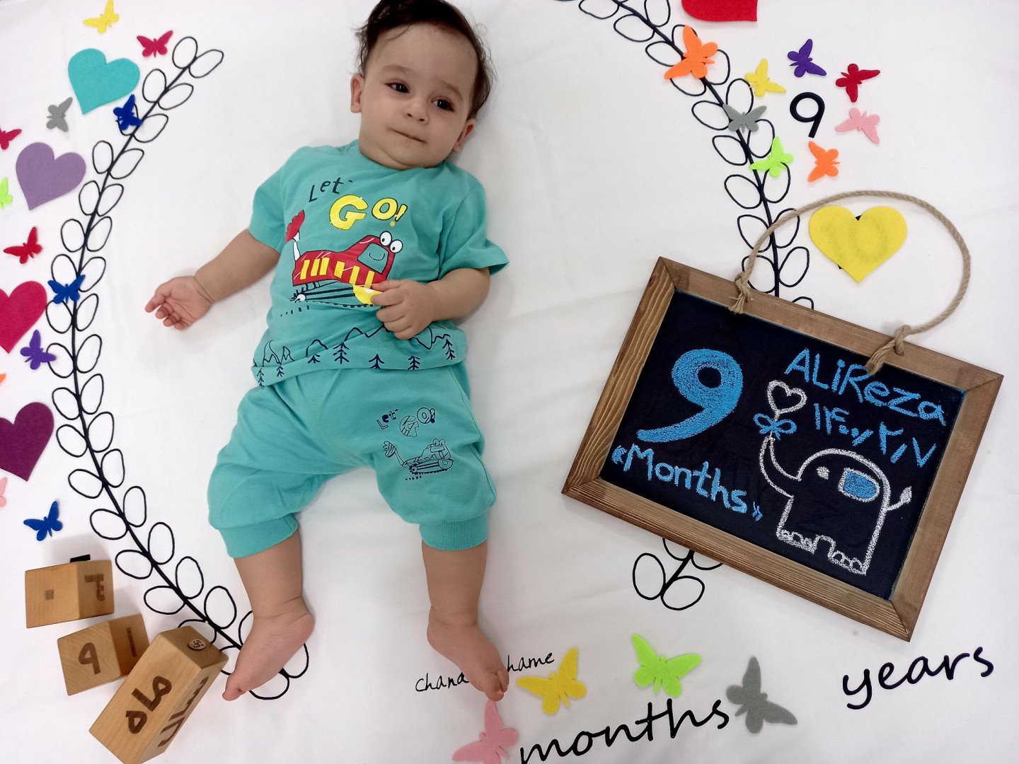 تم و تزیینات نمدی طرح فانتزی علیرضا ساده