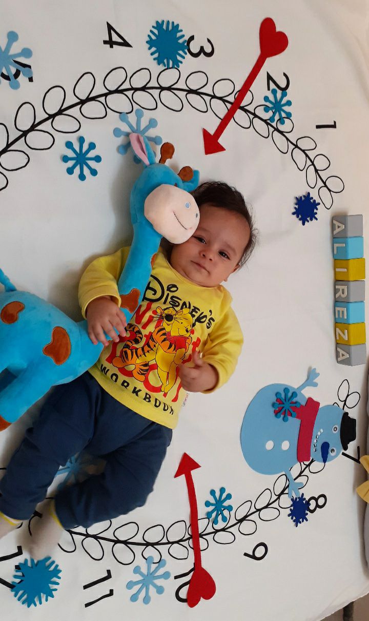 شش ماهگی نوزاد علیرضا ساده