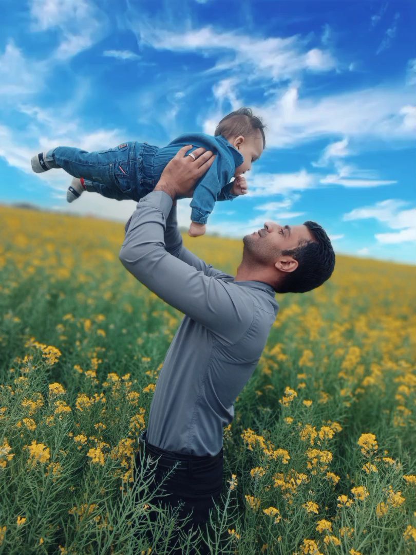 تم عکس بهاری کودک علیرضا ساده