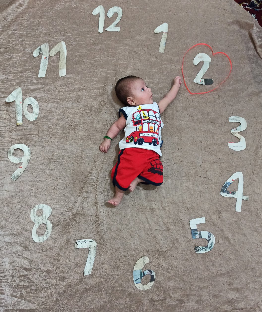 اولین خنده نوزاد هامین یوسفی