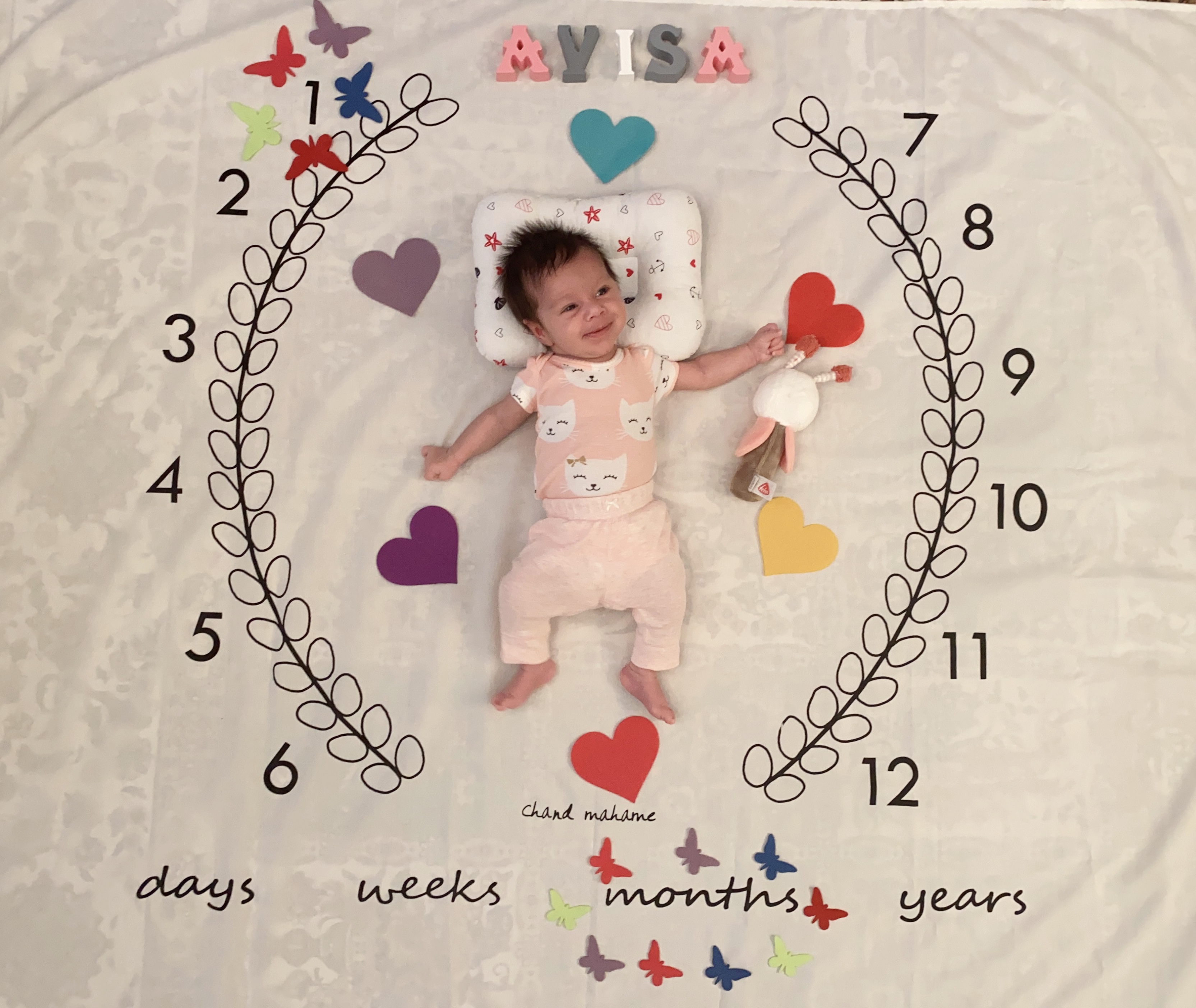 یک ماهگی نوزاد آویسا آقایی پور