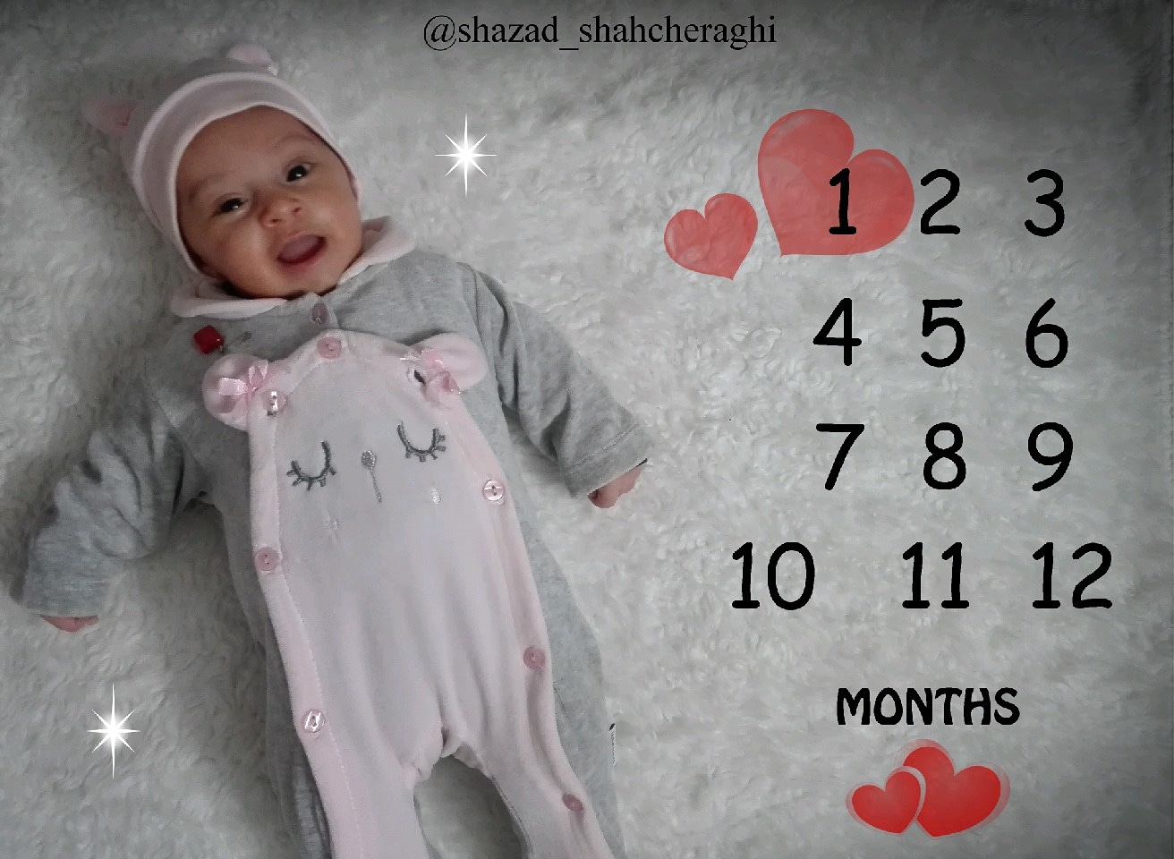 یک ماهگی نوزاد شهزاد