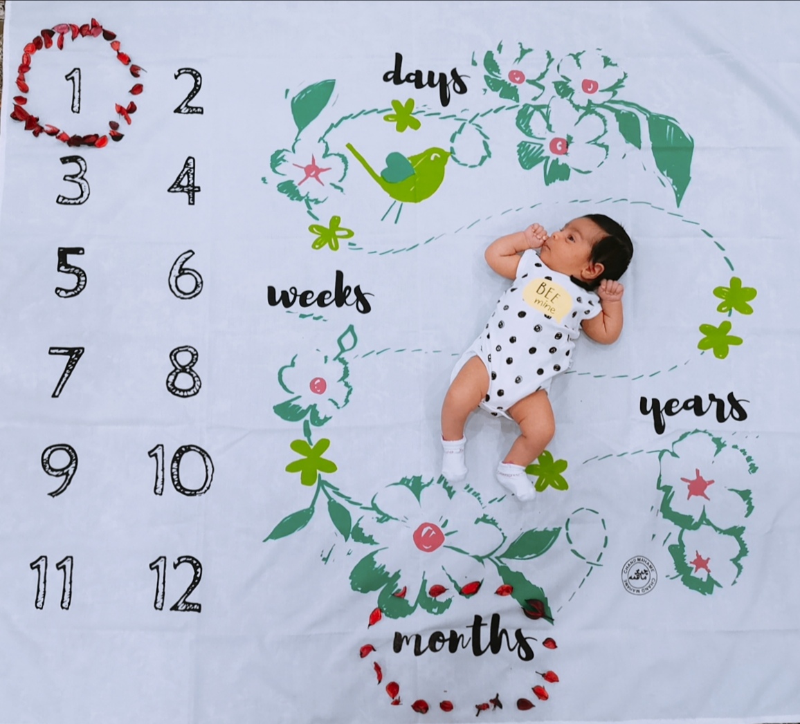 یک ماهگی نوزاد رستا بهزادی نژاد