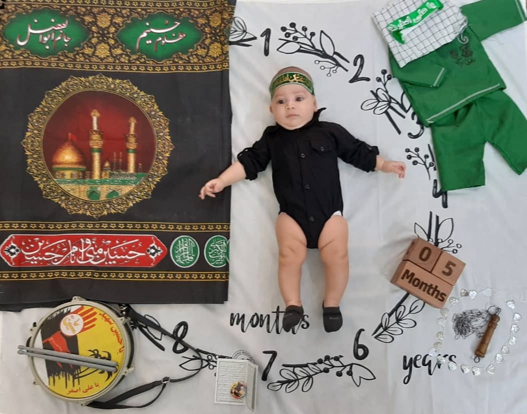 عکس محرم کودک سبحان اقا محمدی