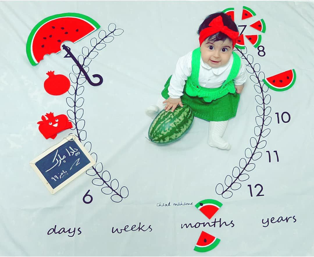 هفت ماهگی نوزاد هانا قربانی