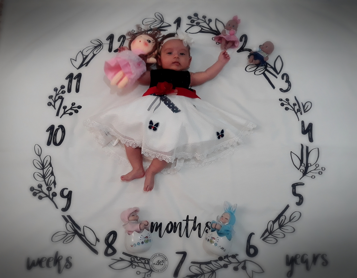 دو ماهگی نوزاد زهرا ابراهیم نواز