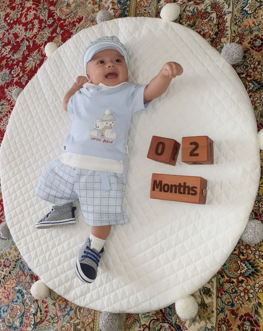 اولین خنده نوزاد هامین همتی