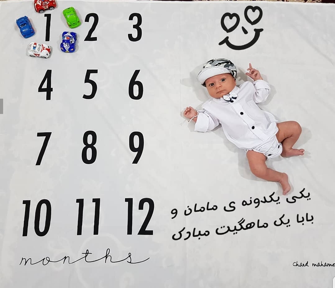 یک ماهگی نوزاد طاها مختاری