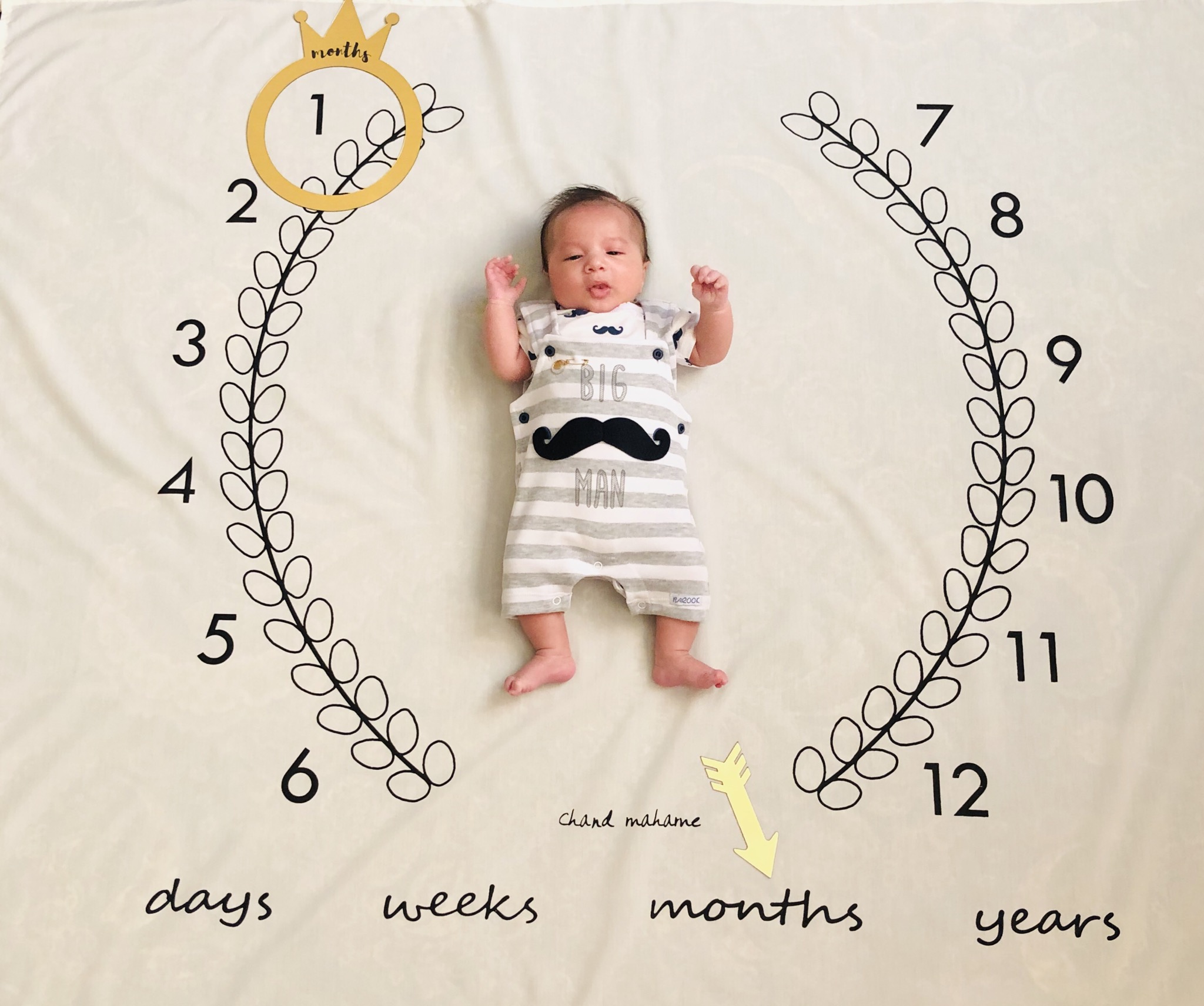 یک ماهگی نوزاد آروین جلی