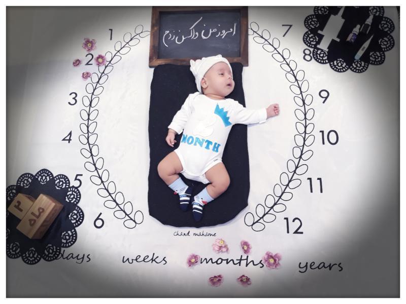 دو ماهگی نوزاد پارسا کریمی