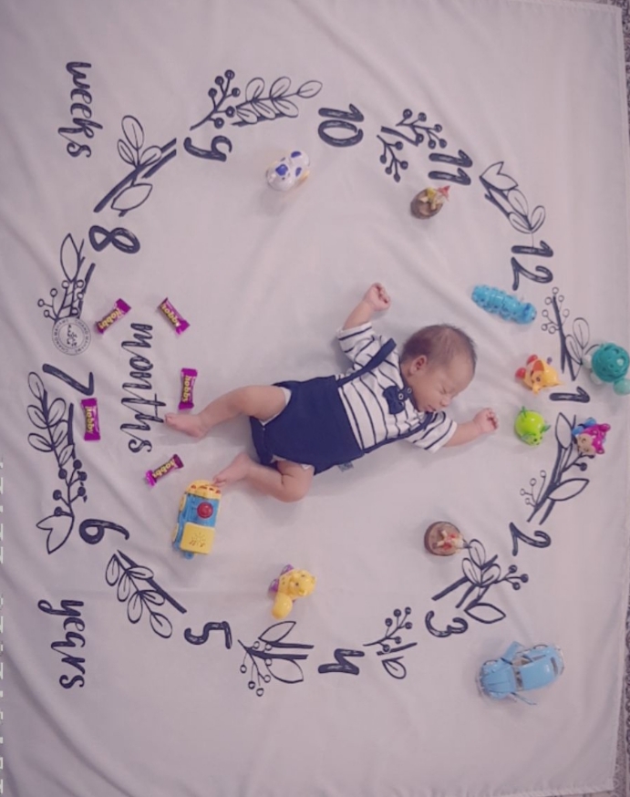 یک ماهگی نوزاد آیهان اشتری