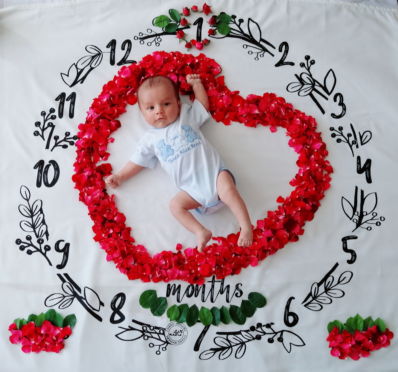 یک ماهگی نوزاد سیدرادمان رغبتی زاده