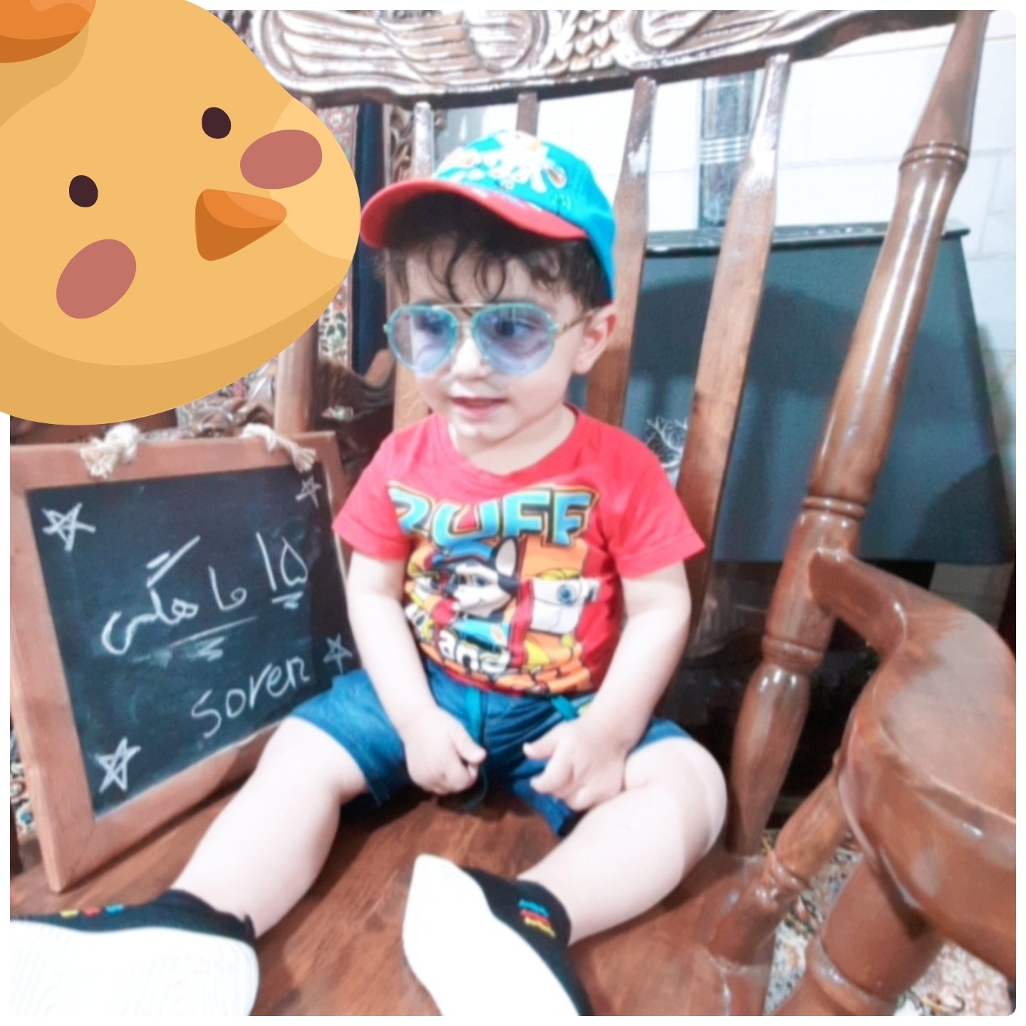 تم عکس بهاری کودک سورنا حبیبی