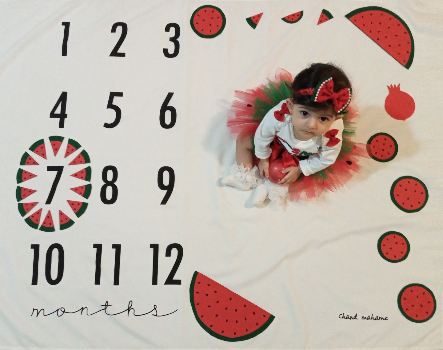 هفت ماهگی نوزاد حسنا زارع مجتهدی