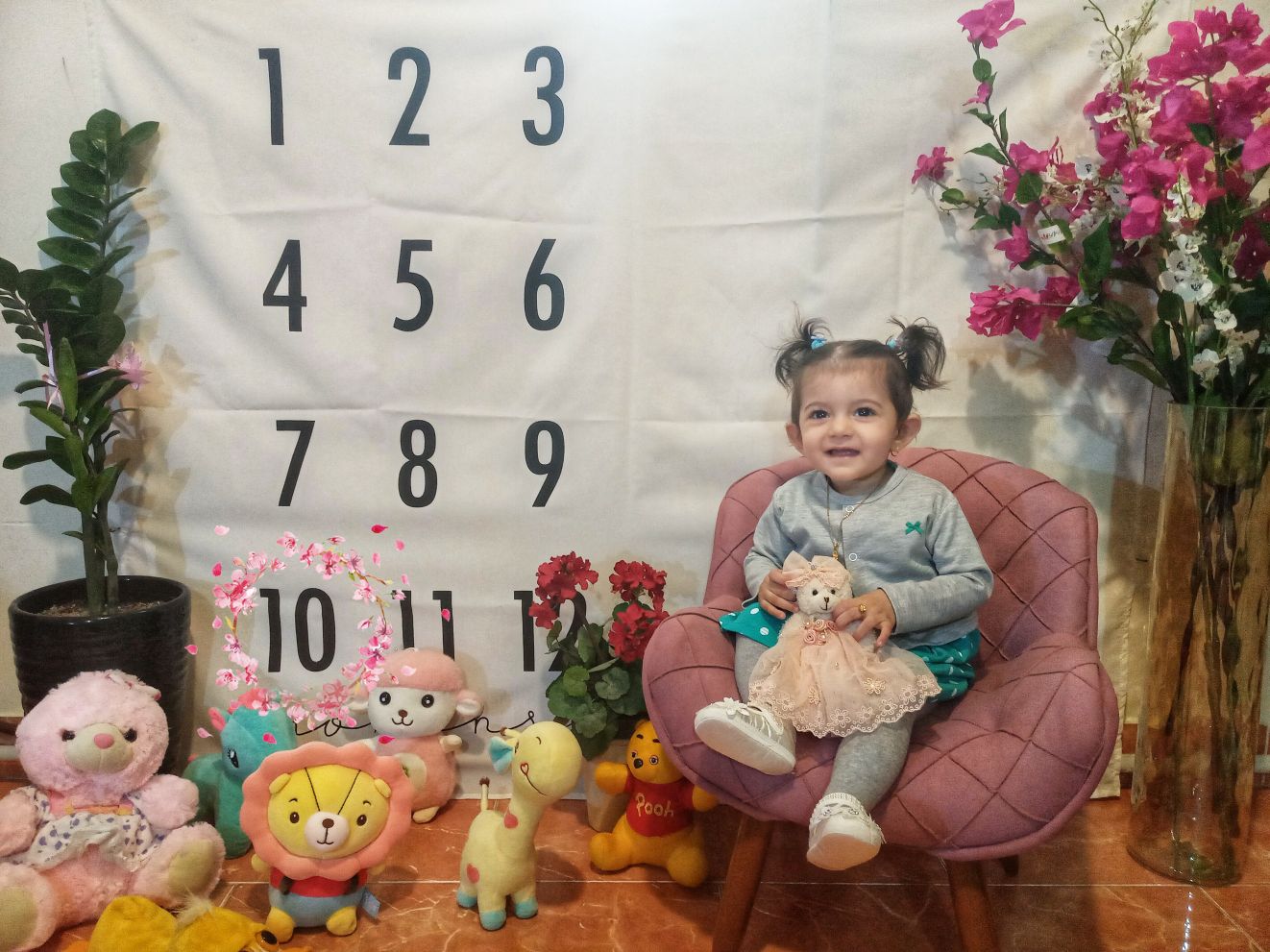 پارچه ماهگرد نوزاد طرح کلاسیک حسنا زارع مجتهدی