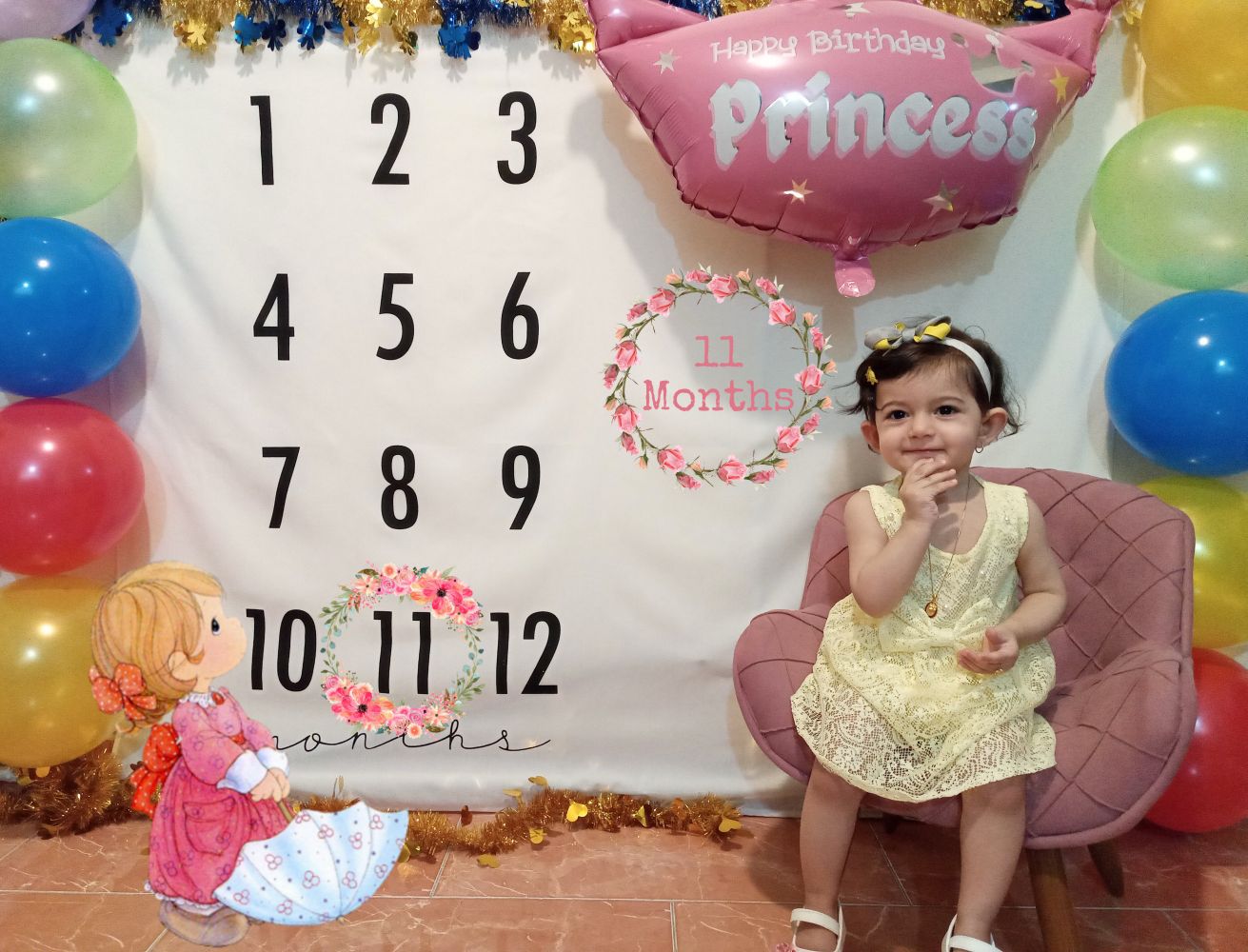 یازده ماهگی نوزاد حسنا زارع مجتهدی