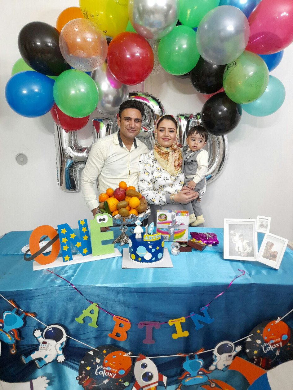 دوازده ماهگی نوزاد آبتین رباط میلی