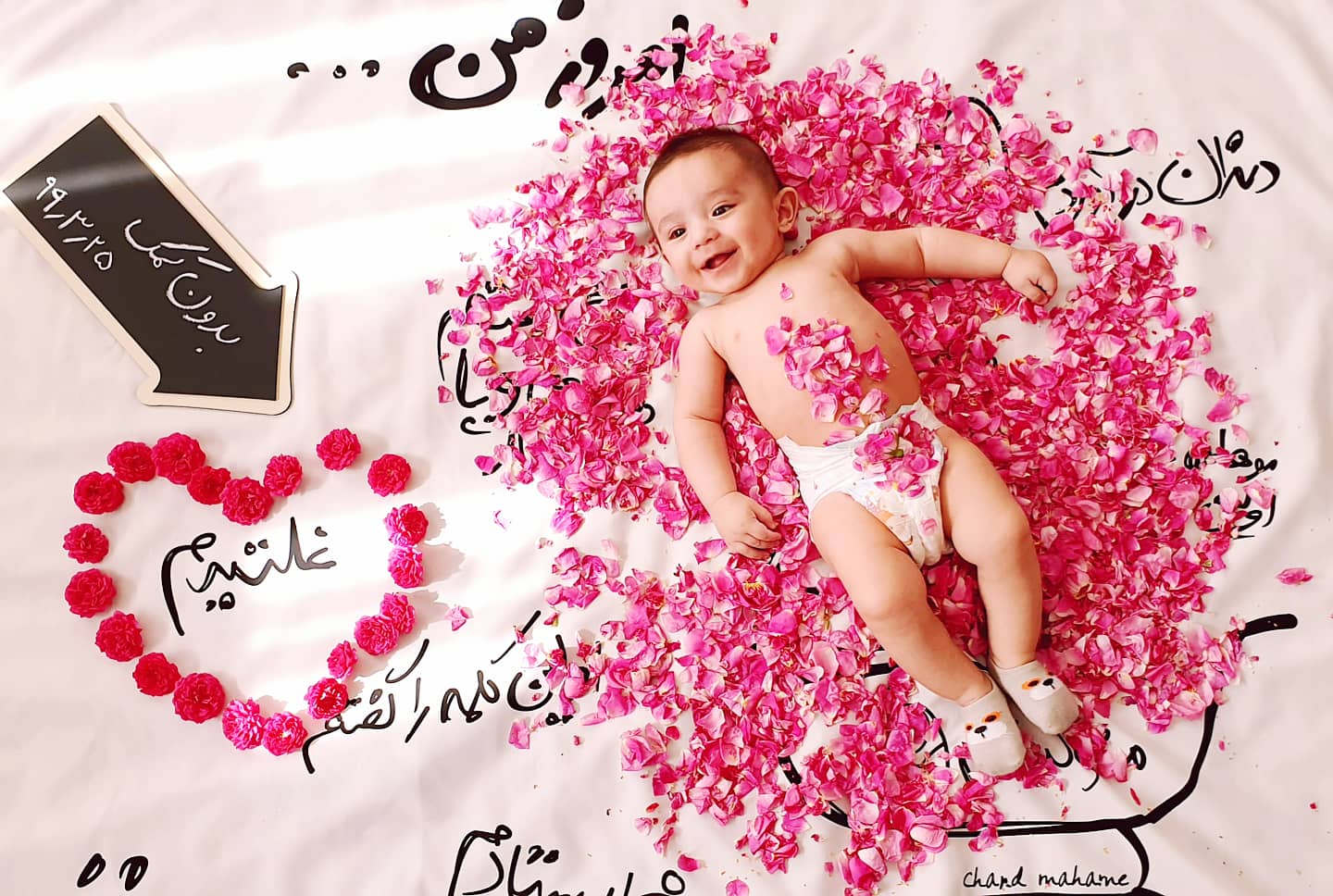 چهار ماهگی نوزاد ویهان داودی