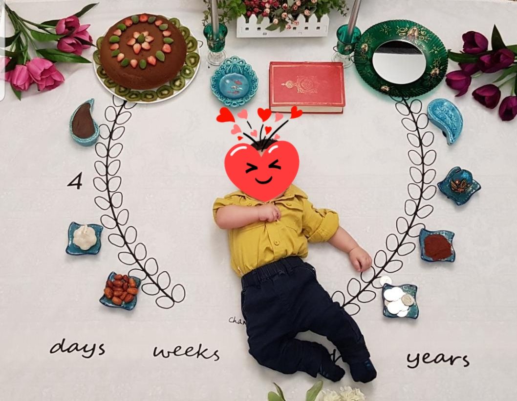 چهار ماهگی نوزاد امیرعلی زند