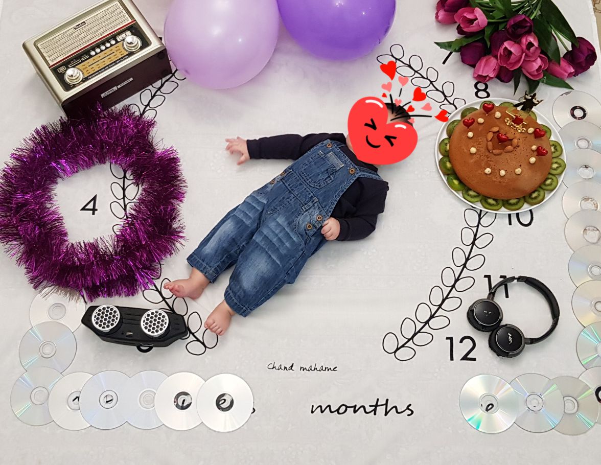 چهار ماهگی نوزاد امیرعلی زند