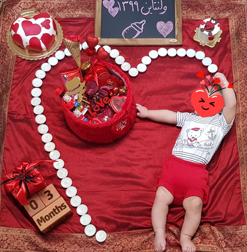 جشن ولنتاین کودک امیرعلی زند