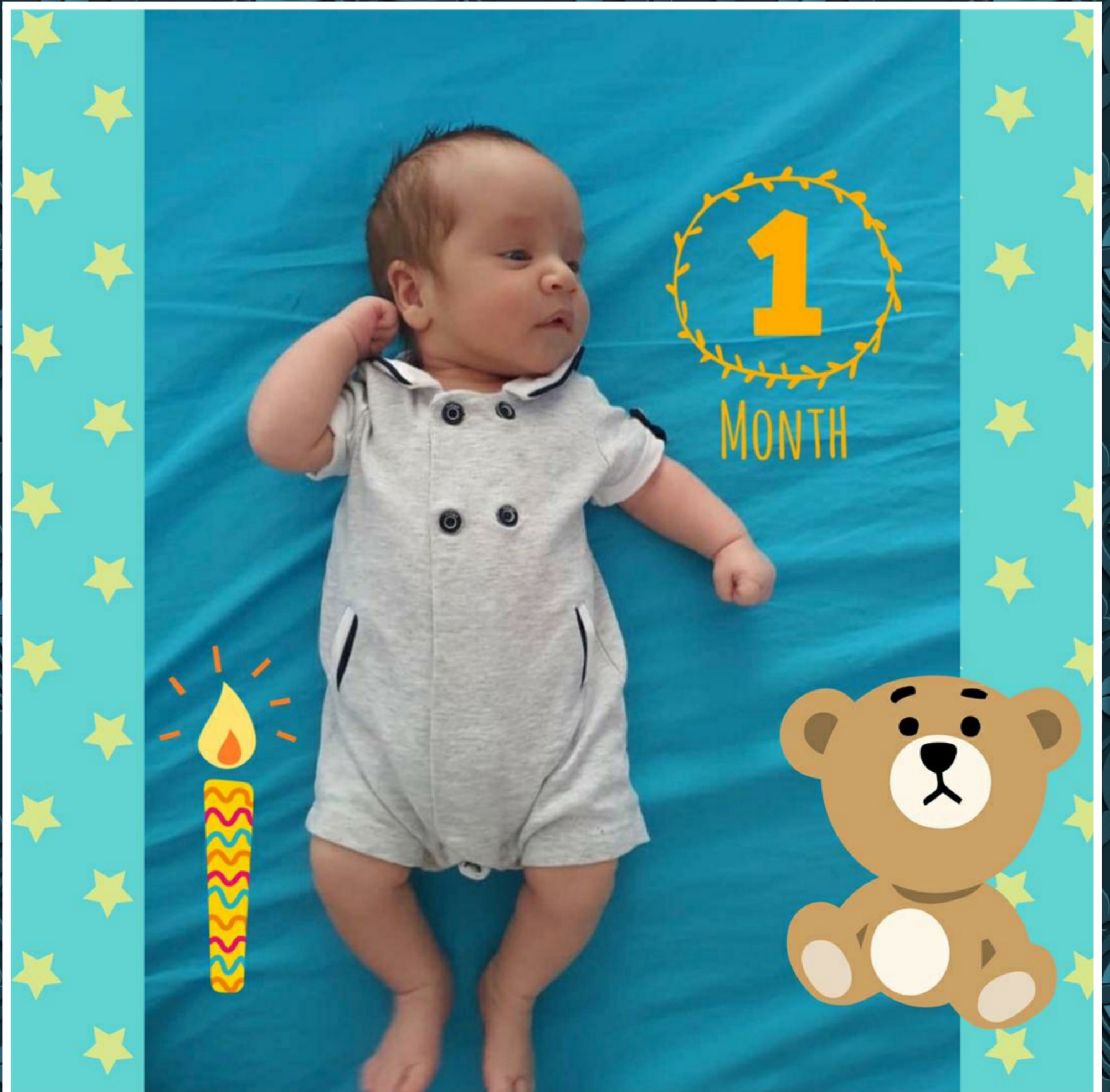 یک ماهگی نوزاد پارساممبینی