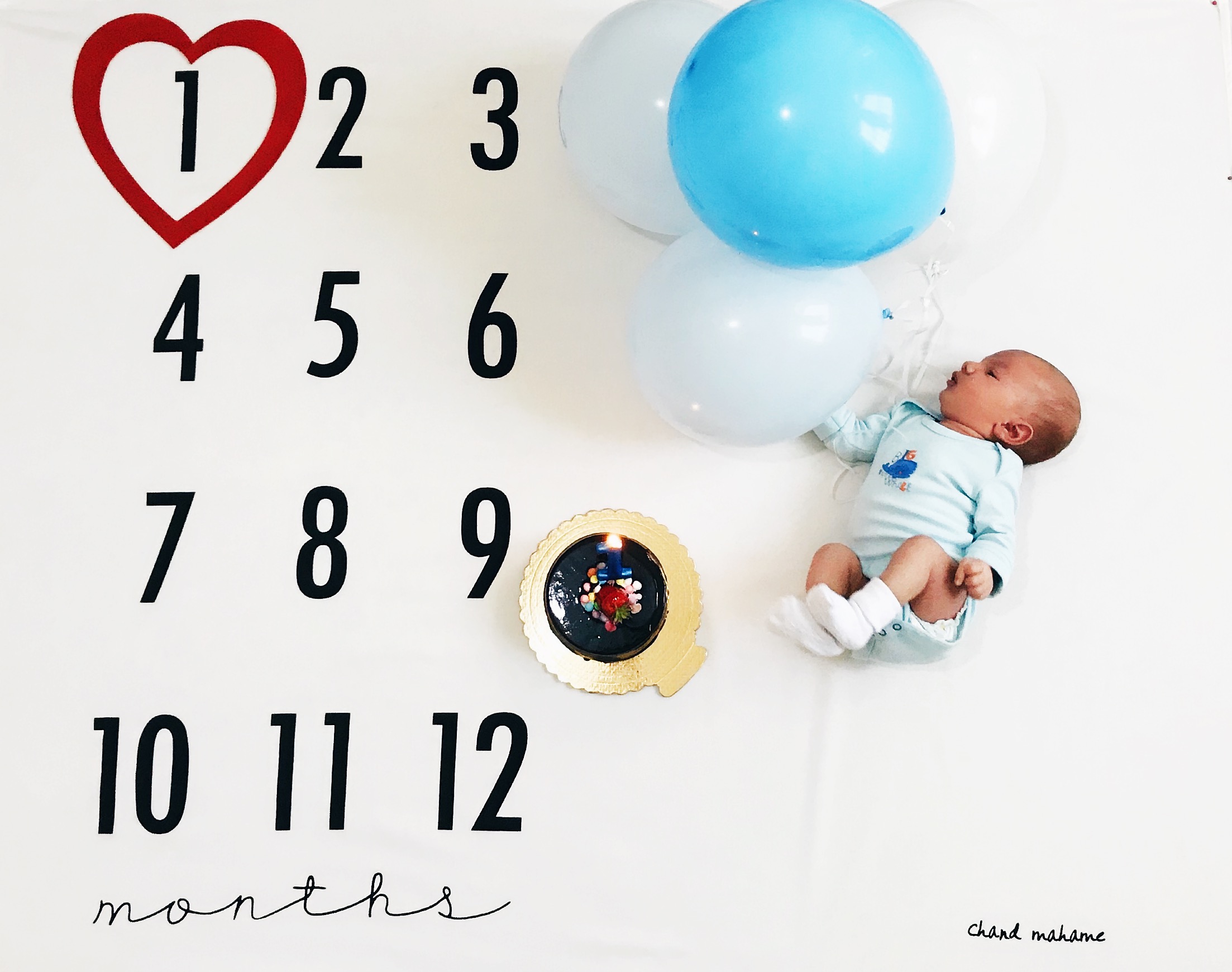 پارچه ماهگرد نوزاد طرح کلاسیک رایان مرادی