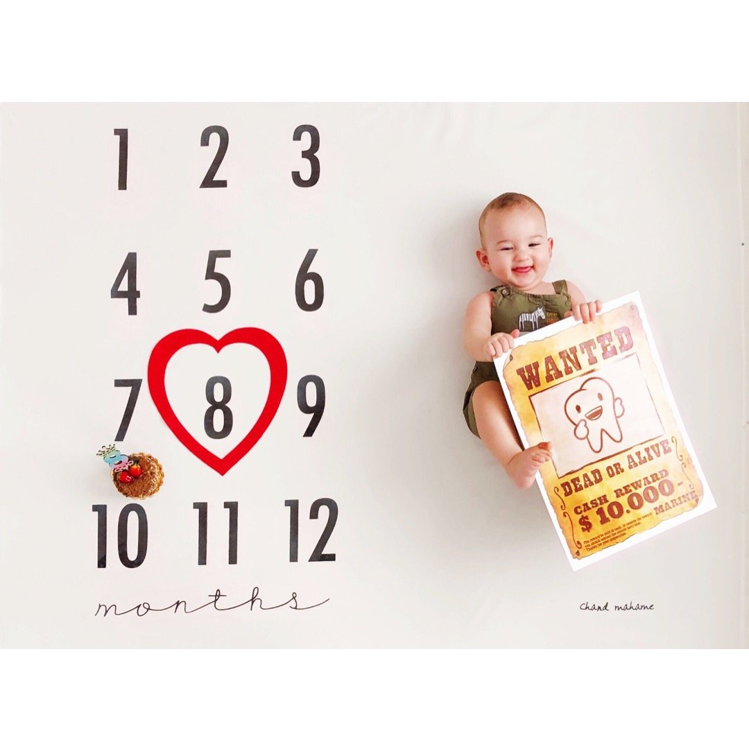 پارچه ماهگرد نوزاد طرح کلاسیک رایان مرادی