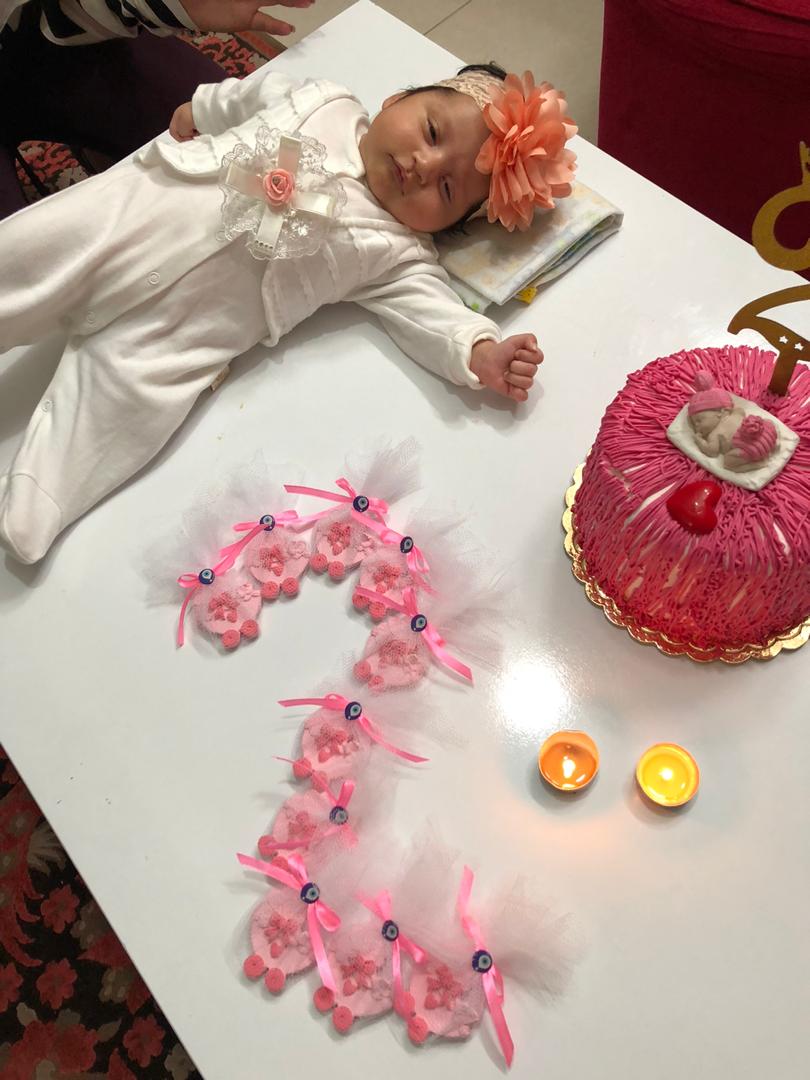 اولین خنده نوزاد دلژین احمدی