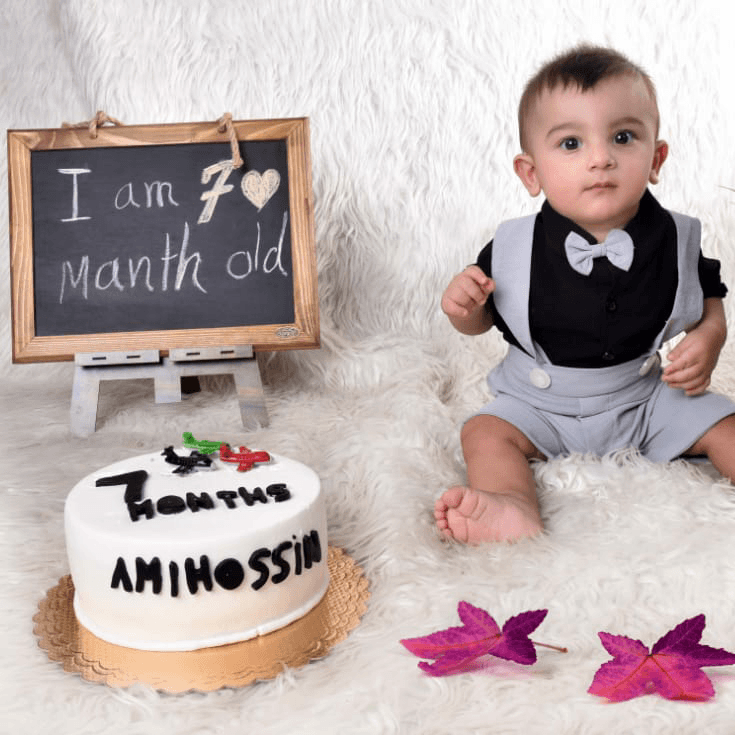 هفت ماهگی نوزاد امیرحسین کهزادی