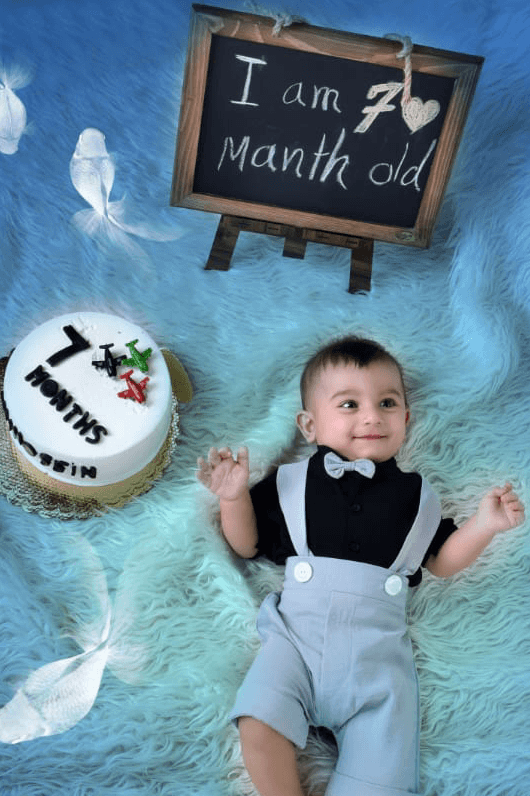 هفت ماهگی نوزاد امیرحسین کهزادی