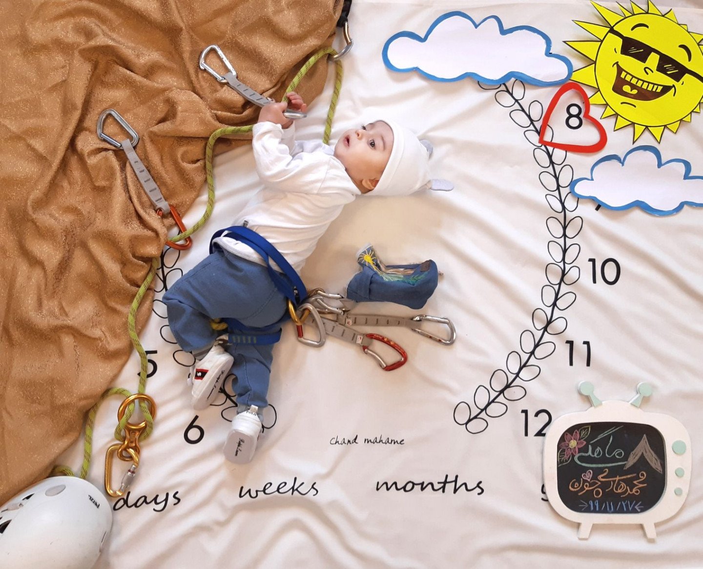 هشت ماهگی نوزاد محمدهادی نصیری