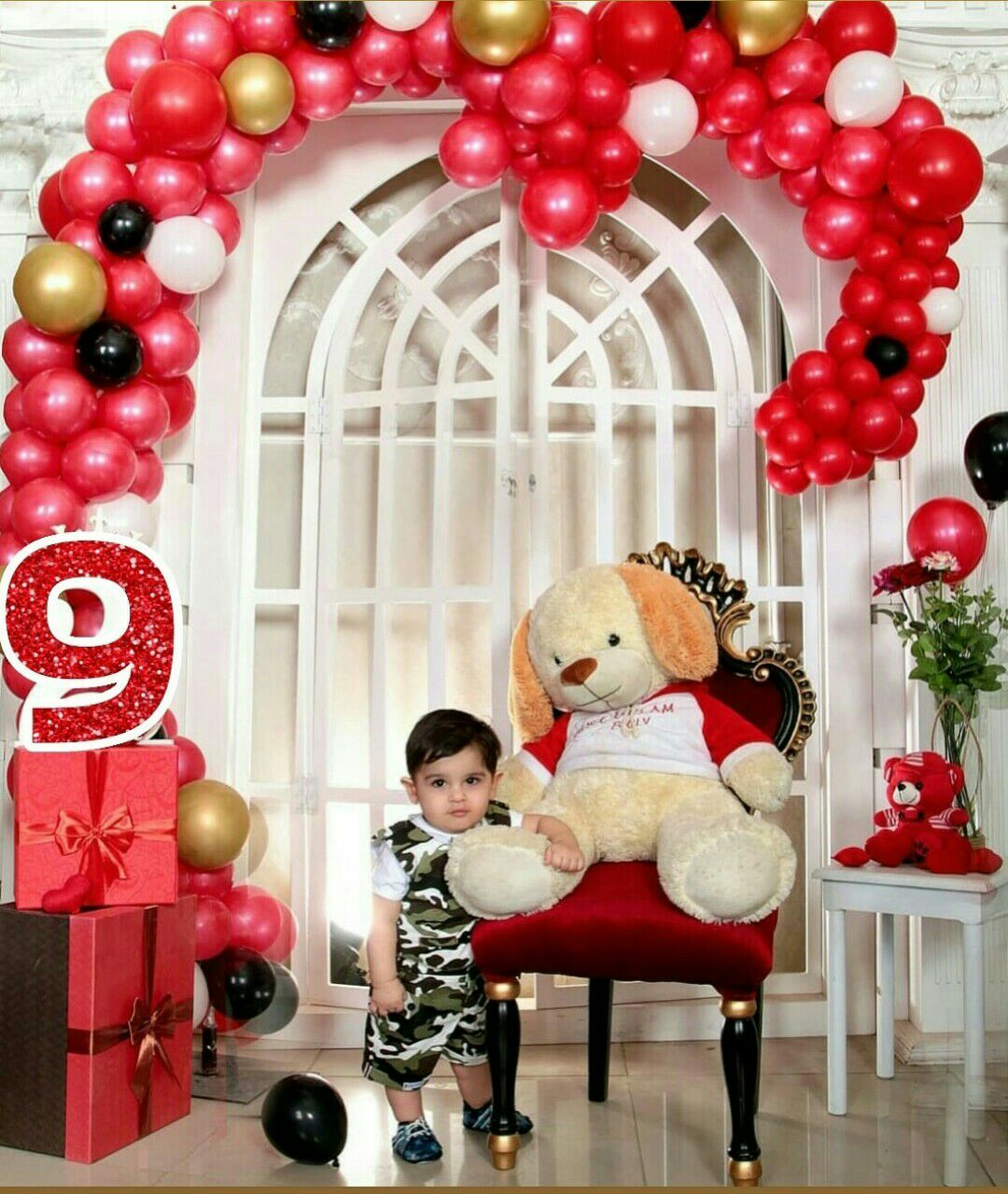 جشن ولنتاین کودک امیرعلی پنجه