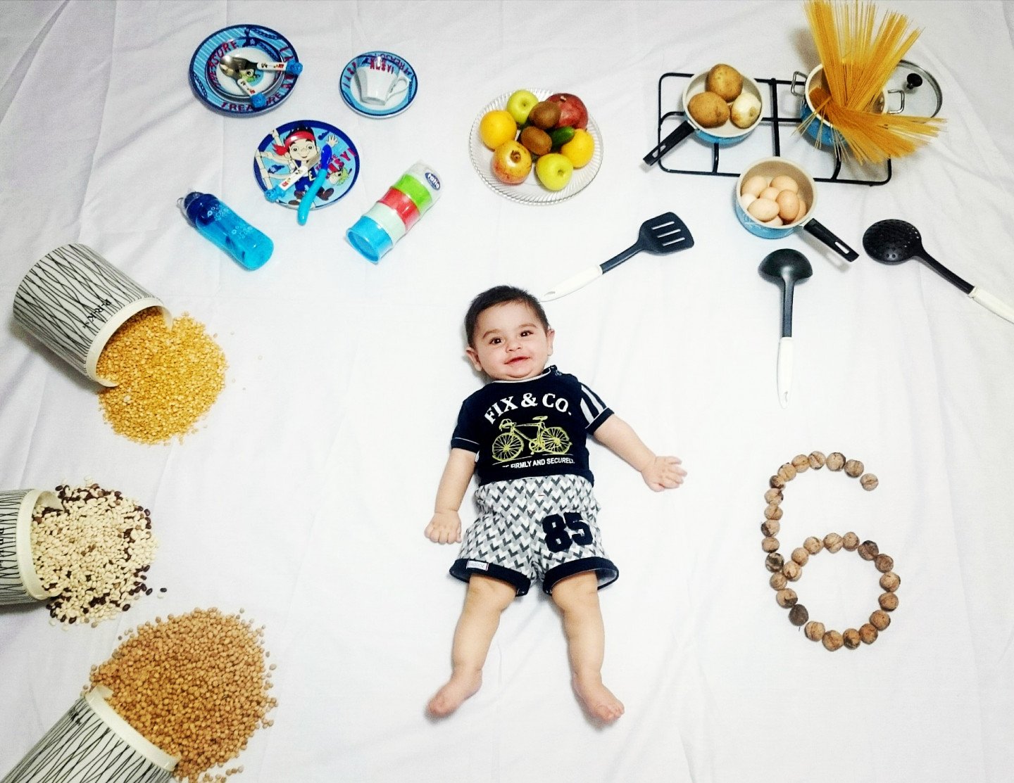 شش ماهگی نوزاد امیرعلی پنجه