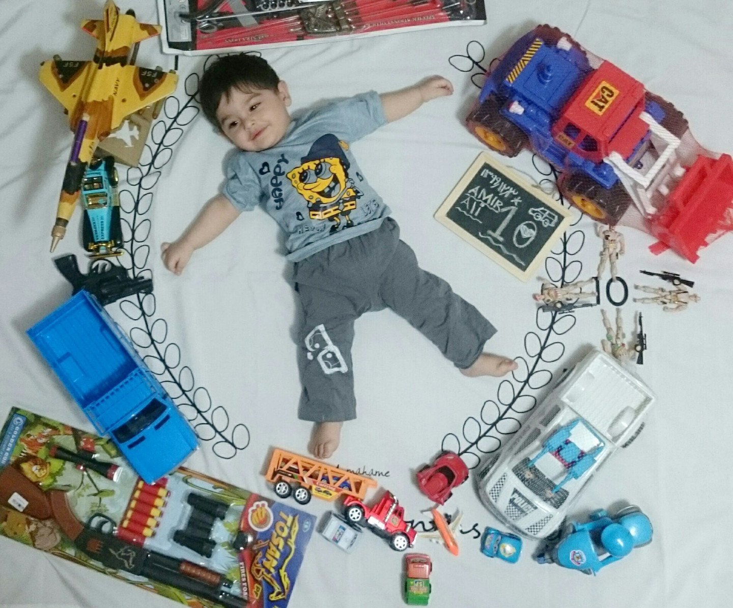 ده ماهگی نوزاد امیرعلی پنجه