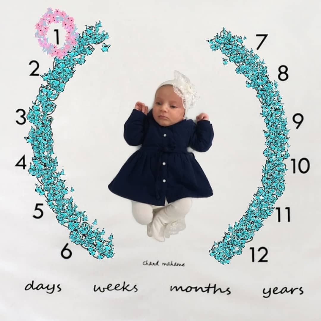 یک ماهگی نوزاد بارانا قنبری