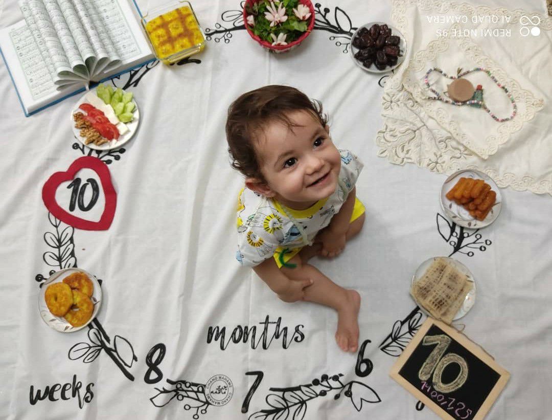 پارچه ماهگرد طرح حلقه تمشک رهام حاتمی