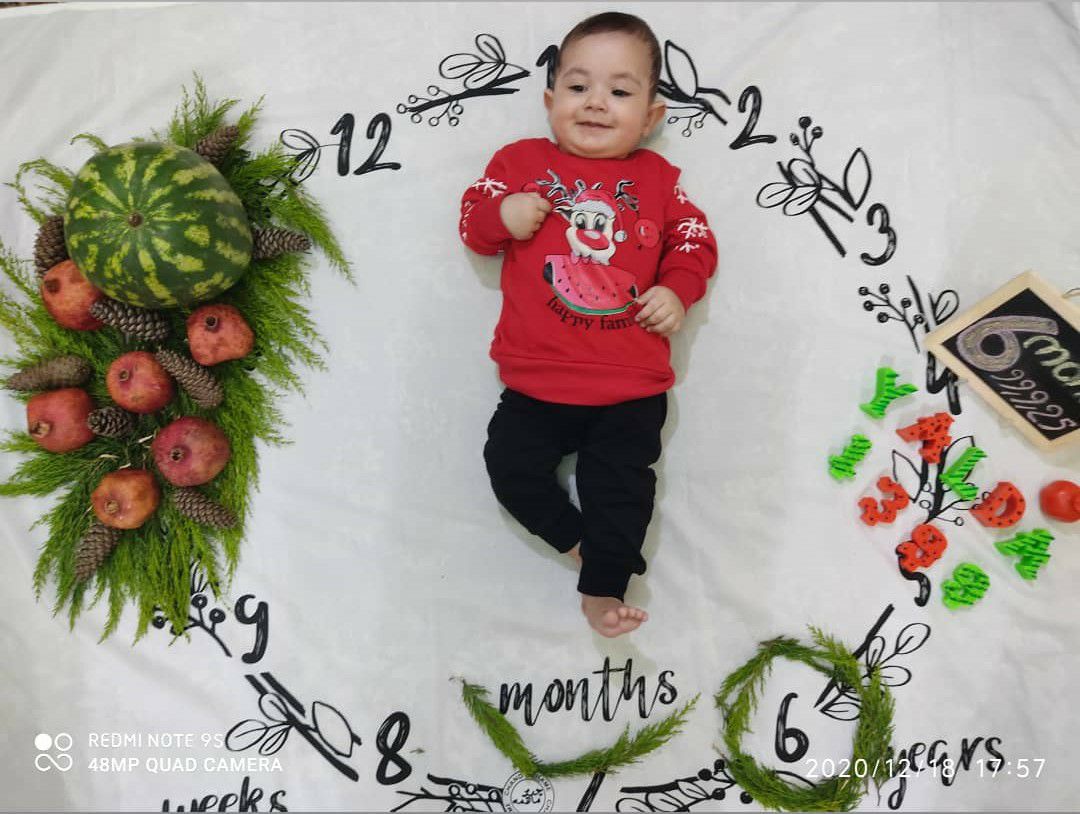 ده ماهگی نوزاد رهام حاتمی