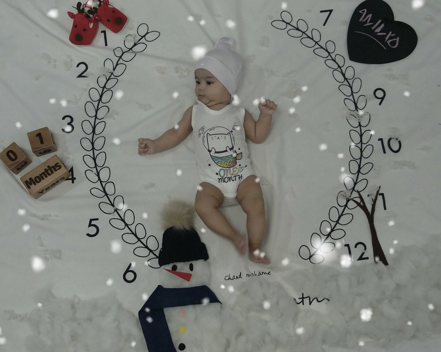 یک ماهگی نوزاد دلوین حبیبی