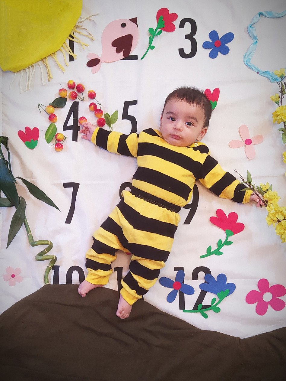 چهار ماهگی نوزاد سبحان