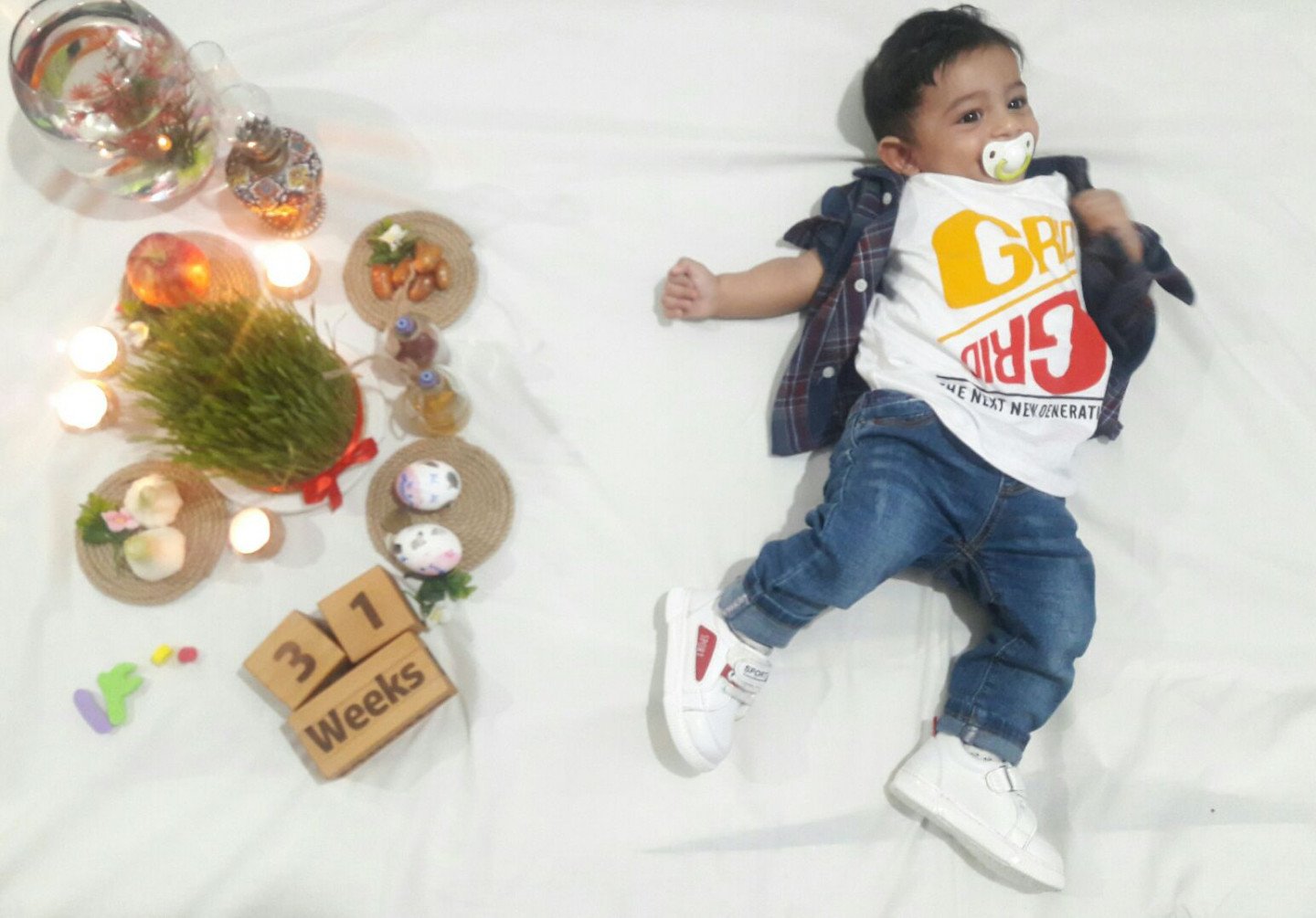 هفت ماهگی نوزاد رایان خوش سیرت