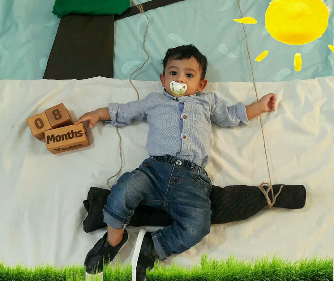 هشت ماهگی نوزاد رایان خوش سیرت