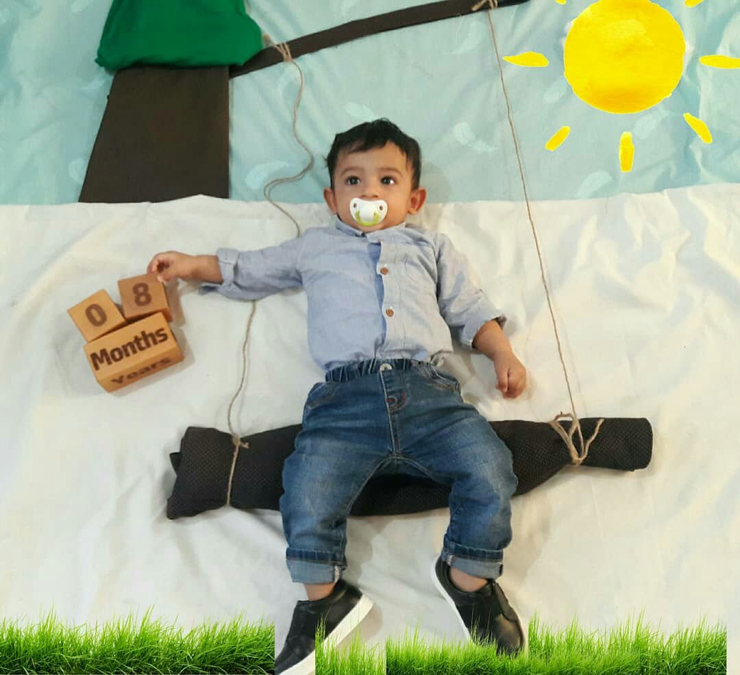 هشت ماهگی نوزاد رایان خوش سیرت