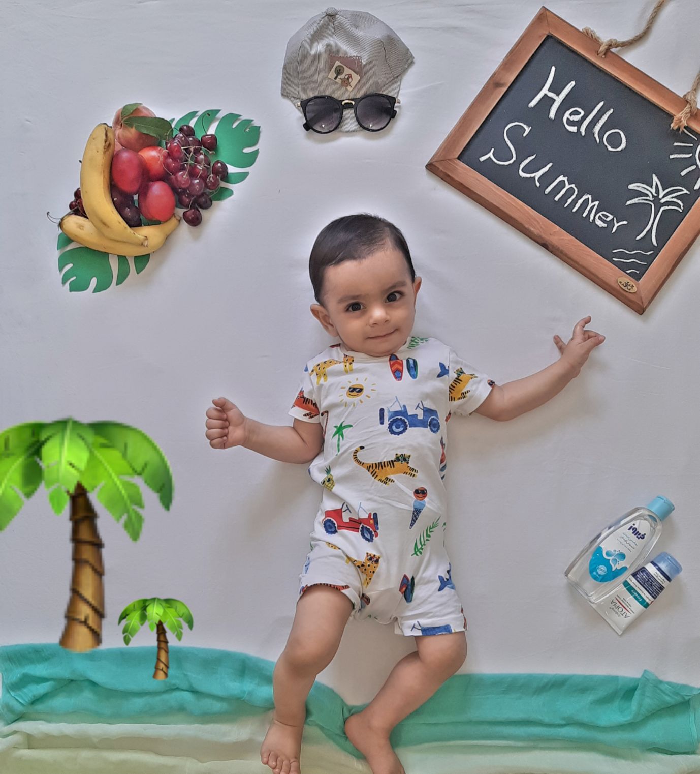 نه ماهگی نوزاد رادین عربی