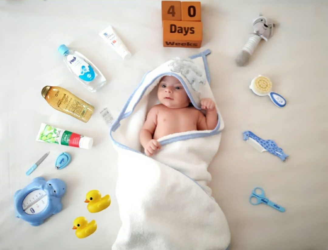 دو ماهگی نوزاد رادین عربی