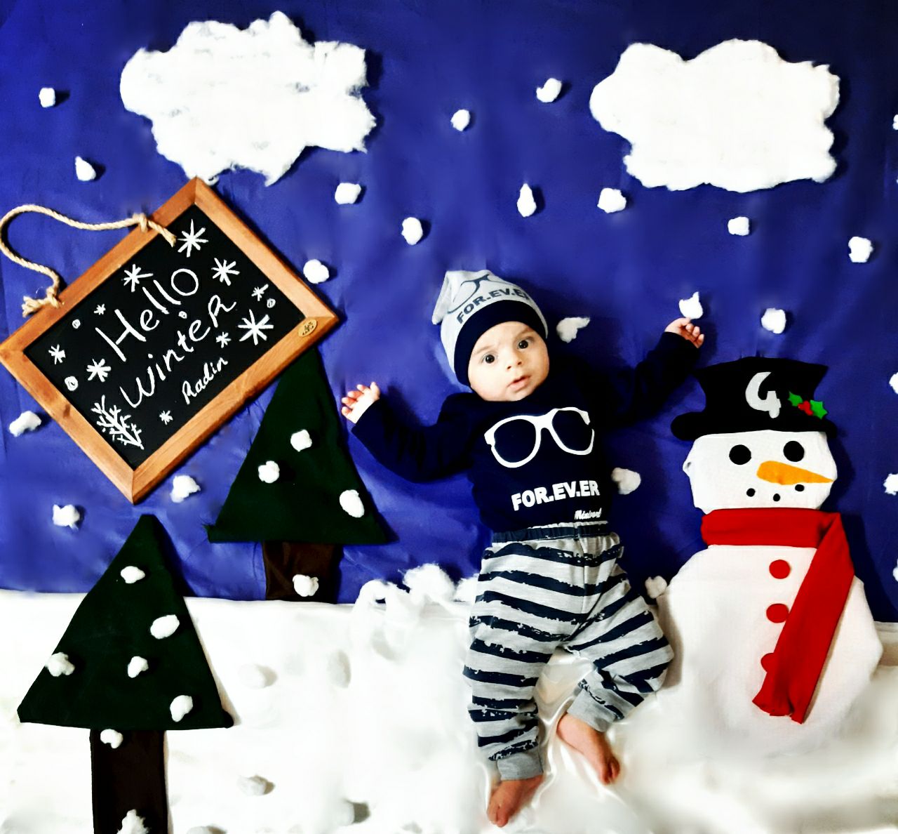 چهار ماهگی نوزاد رادین عربی