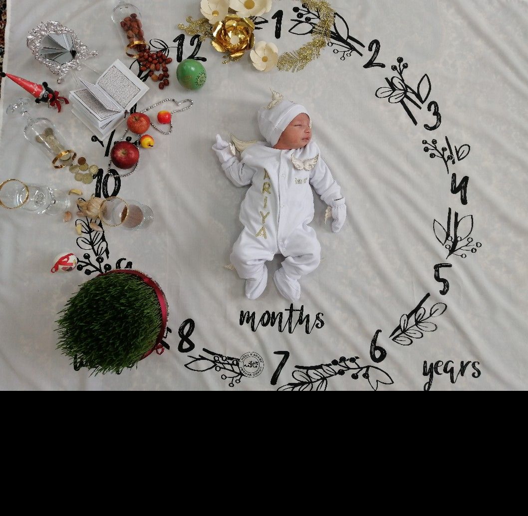 یک ماهگی نوزاد آریا رحمانی